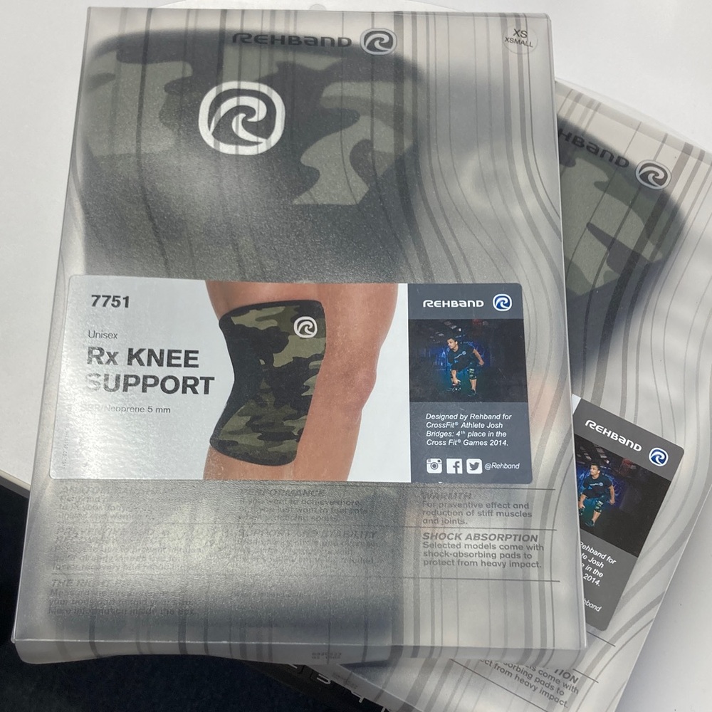 NWT XS Rehband 5mm Knee Sleeves for Cross-Training & Powerlifting - Picture 2 of 4